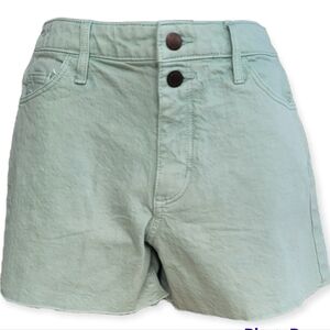 Universal Thread Women's Vintage Midi Jean Short Shorts Mint Green Size 2